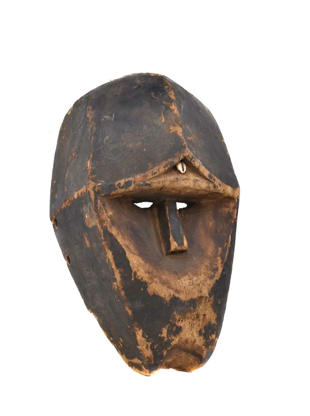Fang Mask Ngil Society Large Wood Gabon African Art