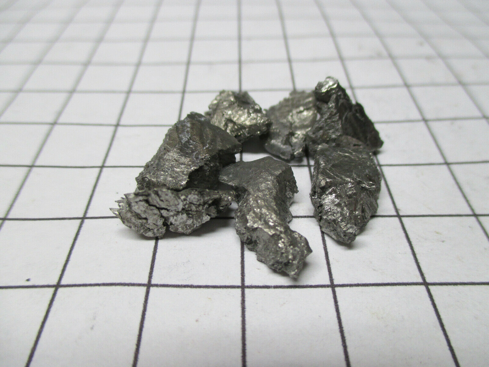 Erbium Metal Element Sample - Shiny 20g Chunks 99.95% Pure - Periodic Table